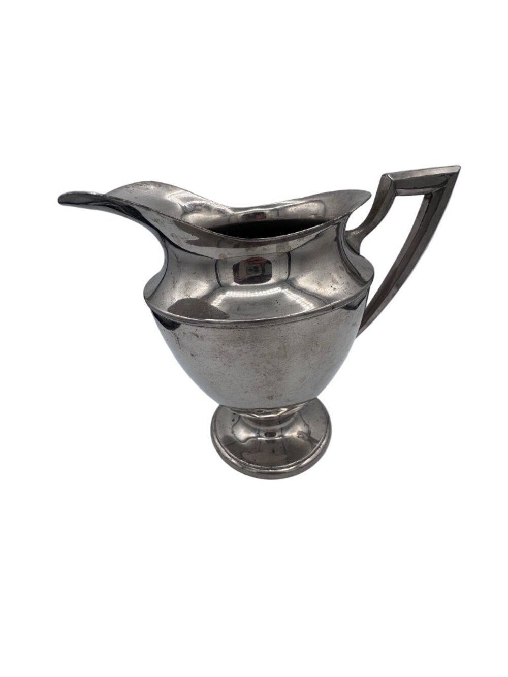 Royal Rochester Silverplate Water Pitcher No 2411 Art Deco Vintage 8"